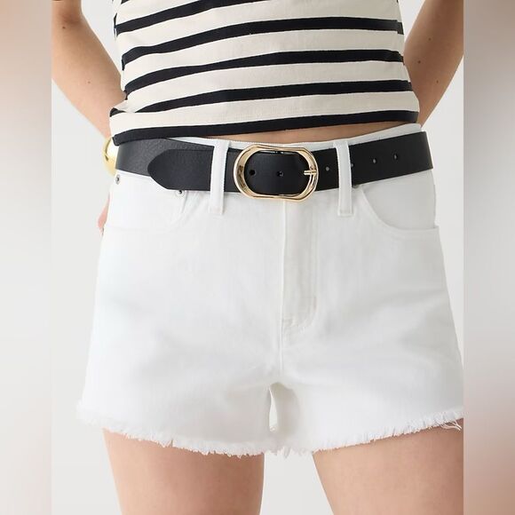 NWT J CREW Relaxed denim short in white - Picture 3 of 7